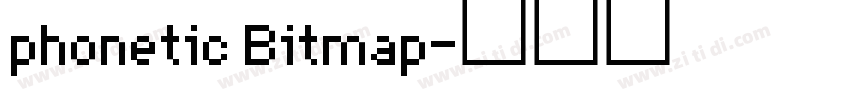 phonetic Bitmap字体转换